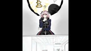 Dưới ảnh hưởng của Chén Thánh, Astolfo đã đổi đầu với Jeanne Đen.