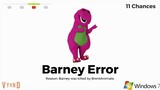 My Barney Error Collection