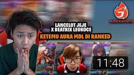 LANCELOT JEJE X BEATRIX LEOKOCE KETEMU AURA MDL DI RANKED! - Mobile Legends