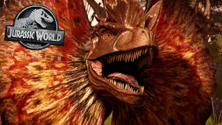 Dilophosaurus ATTACKS! - Life in the Jurassic || Jurassic World Evolution �� [4K] ��