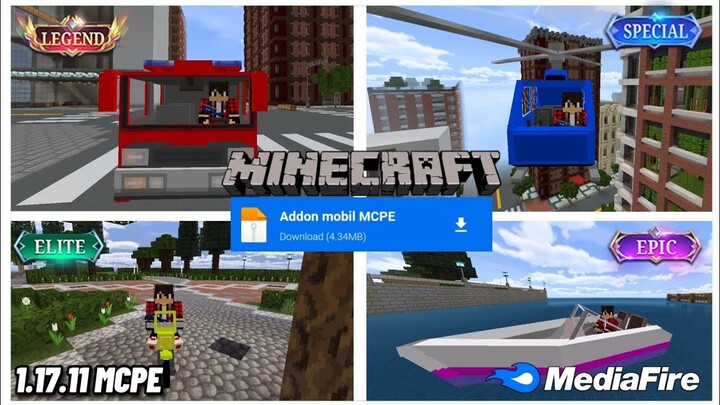 Review Addon Kendaraan di Minecraft MCPE 1.17.11!!!