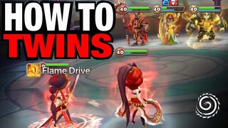 BEAT META: Khmun Skogul Triana Defence with the Fire Twins - Summoners War