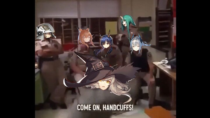 [ Arknights ] When Ye Yan tried to break free from handcuffs at Longmen Police Station