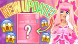 NEW ROYALE HIGH UPDATE OUT *NOW*!! IM IN THE UPDATE?! 😳 ROBLOX Royale High Update News
