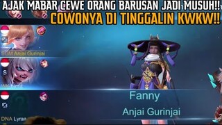 AJAK MABAR CEWE ORANG BARUSAN JADI MUSUH, COWONYA DIA TINGGALIN KWKW!! KITA KASIH TAU PAKE FANNY!!