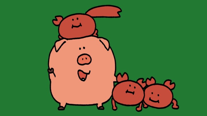 Piggy and Three Little Ones