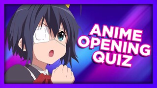 ANIME OPENING QUIZ - 50 Openings [VERY EASY - OTAKU]