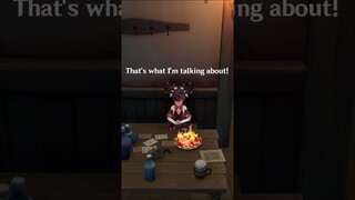 zhongli opens a restaurant 🍔😃 #shorts #genshinimpact #hoyoverse