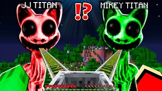 What Mikey and JJ FIND INSIDE JJ and MIKEY Smile Cat TITANS ? Zoonomaly - in Minecraft Maizen