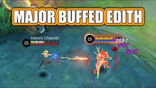 I LOVE THIS EDITH BUFF!!! NEW UPDATE ADVANCE SERVER