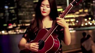 [Guitar Fingerstyle-Can't Help Falling In Love] Chơi đĩa đơn của Elvis Presley trong khung cảnh đêm 