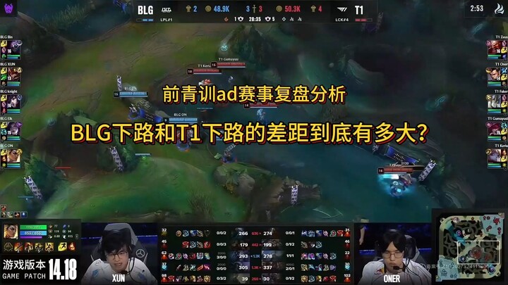 [Analisis Ulang Pertandingan] Seberapa Besar Sih Selisih Kekuatan Duo Bot BLG dan T1? Terlihat selal