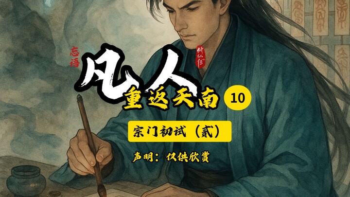 凡人修仙传之重返天南10插画版：宗内初试（贰）-扮猪吃老虎。第一次换了配音~~喜欢的道友记得关注点赞，一键三连，你的支持是我长更的动力！