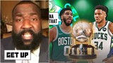 GET UP | Kendrick Perkins OUTBURST Giannis physically dominant not enough as Celtics chokehold Bucks