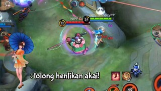 YAMETEKUDASAI  (TOLONG HENTIKAN) 😱🤯 ||kagura MLBB  ||  momen keren geme || besarkan VOL+ HP KALIAN