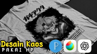 EMANG BISA BIKIN DESAIN KAOS PAKE HP DOANG?? | TIMELAPSE