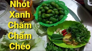 Nhót xanh chấm chẩm chéo, ẩm thực Tây Bắc #CoCaFamilyVlog #ẩmthựctâybắc #nhót