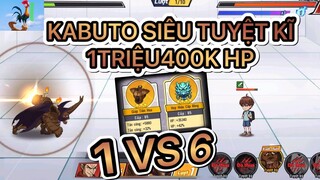 One Punch Man: The Strongest - Kabuto Siêu tuyệt kĩ. HP 1 triệu 400K. Solo mọi thể loại. 1 VS 6