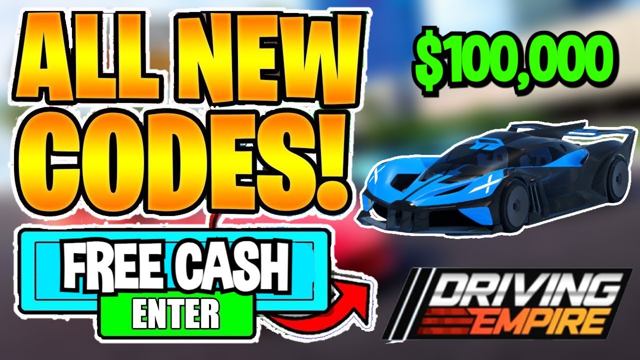 TODOS OS NOVOS CODIGOS *CASH GRATIS* ATUALIZAÇÃO DRIVING EMPIRE