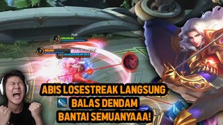 LANCELOT JEJE ABIS LOSESTREAK LANGSUNG NGAMUK ! BANTAI SEMUANYA - Mobile Legends