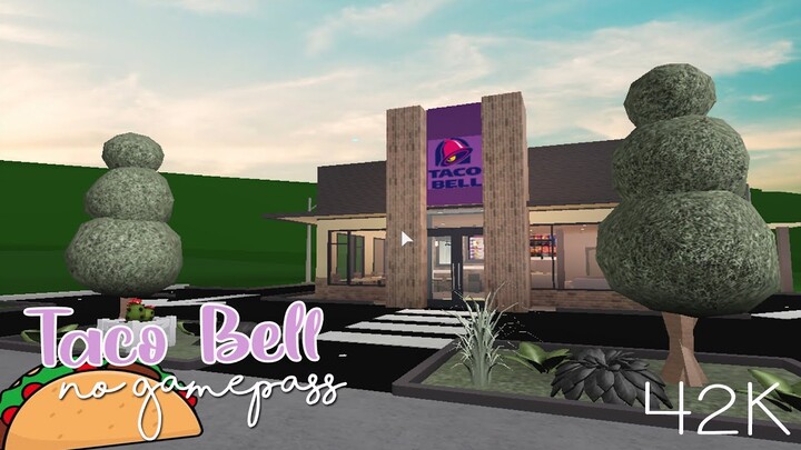 TACO BELL (No Gamepass) | Bloxburg Build