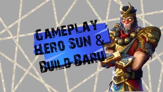 Gameplay Hero Sun & Build Baru + Emblem Tank, KERAS BANNGET !!!| MOBILE LEGEND BANG -BANG