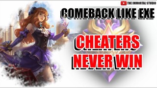 GUINEVERE CHEATERS NEVER WIN| COMEBACK LIKE EXE| EPIC SKIN GIVE AWAY | MLBB