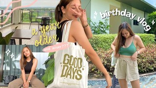 VLOG 04 ✿ birthday celeb, mini shopee haul, life at 23 🎂🌷 | Jem Junio