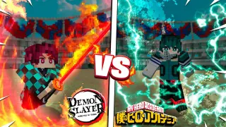 Demon Slayer VS Boku no Hero no Minecraft (Kimetsu no Yaiba x My Hero Academia) #01
