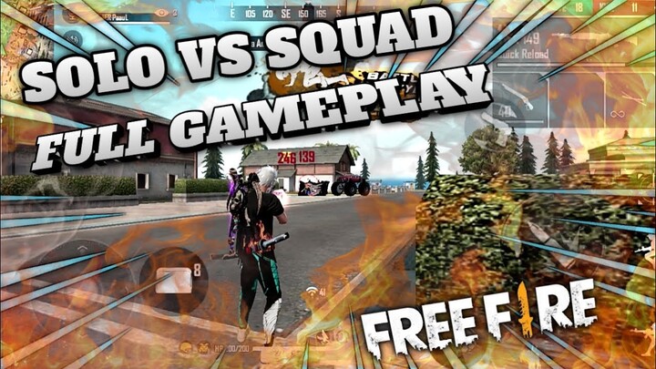 SOLO VS SQUAD FULL GAMEPLAY🔥 !!!