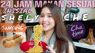 24 JAM MAKAN SESUAI INISIAL SHELY CHE. MAKANAN FAVORIT SEMUA!