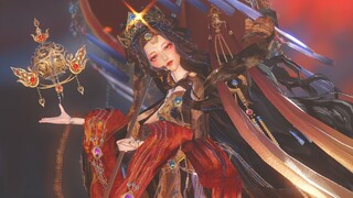 [Yun Shang Yu Yi MMD] Tian La Yuan Chen × Hong Yi Ye | A red leaf floating on your shoulder | The be