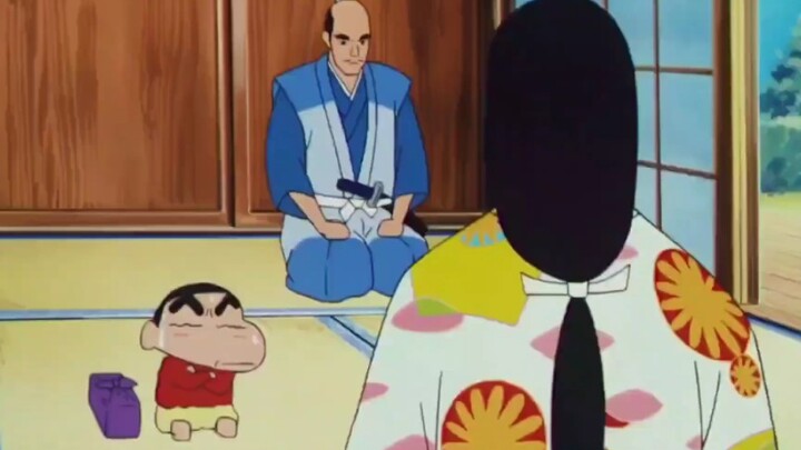 "Shinchan traveled to the Japanese Warring States Period"