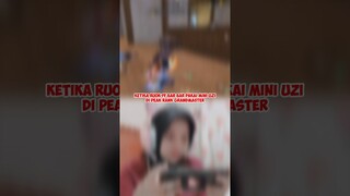 KETIKA RUOK FF BAR BAR PAKAI MINI UZI DI PEAK RANK GRANDMASTER
