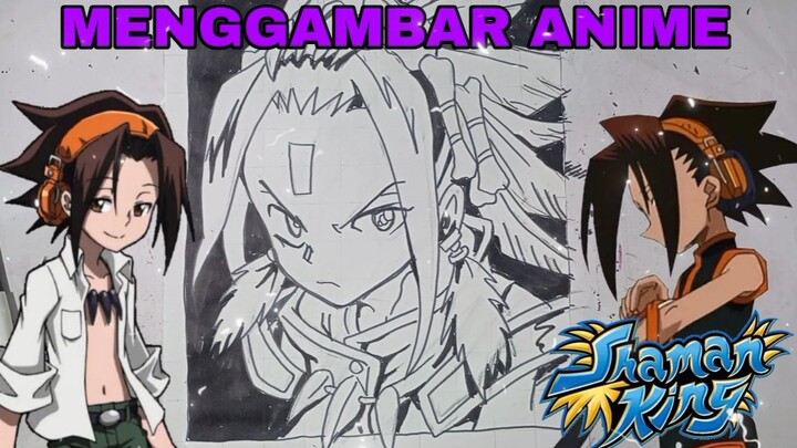 menggambar anime shaman king,Asakusa yoh