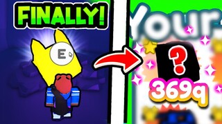 I FINALLY Got *NEW* SHINY QUADRILLION PET and Did This.. in Pet Simulator X!
