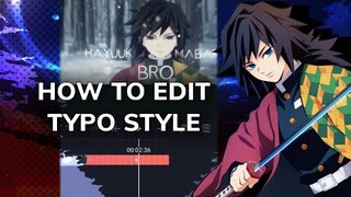 Typograph Tutorial For amv | alight motion