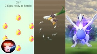 Catch Apex Lugia task vs  shiny egg, battling Giovanni and his team with less than 1500cp