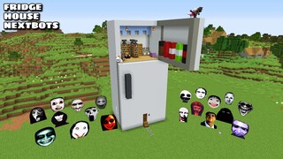 SURVIVAL FRIDGE HOUSE WITH 100 NEXTBOTS in Minecraft - Gameplay - Coffin Meme