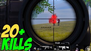 POWER OF M416 WITH X6 SCOPE | SOLO SQUAD | PUBG MOBILE