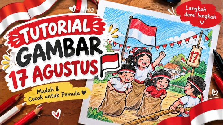 Yukkk gambar dalam rangka Merayakan 17 Agustus an (walo telat 1 bulan wkwk)