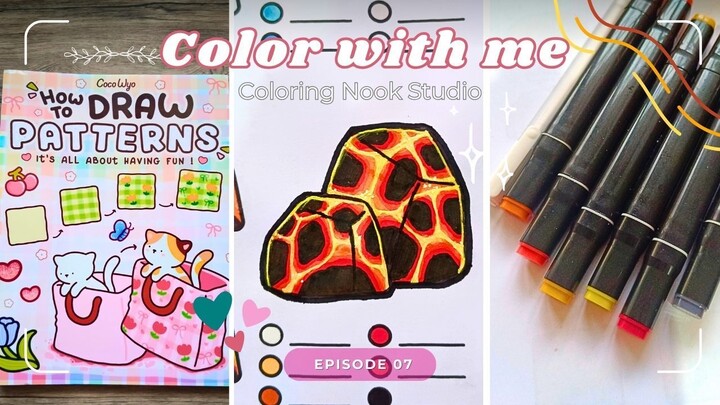How to Color a Lava Rock Pattern? | Coloring Hack for Beginners |No Acrylic? Try This Trick!