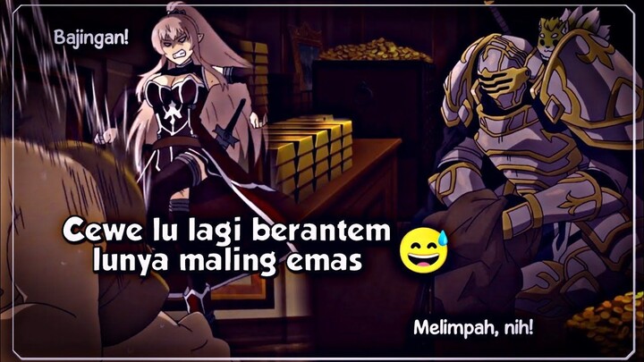 Ketika cewe lu lagi berantem, lunya malah maling emas...
