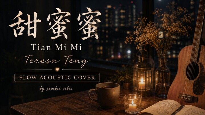 甜蜜蜜 Tian Mi Mi | Teresa Teng • Slow Acoustic Music Video + Lyrics | For Your Night