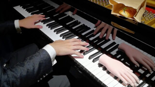 吉良吉影主题曲，但是跟某某某的手一起在钢琴上演奏
