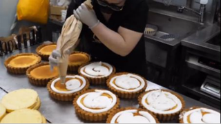 Cách làm bánh tart dâu tây khổng lồ  #amthuc #monngon