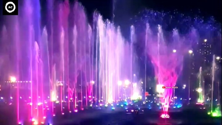 keindahan AIR MANCUR MENARI di DUFAN ANCOL