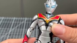 Soul-limited evil Tiga real bone sculpture unboxing eyeliner repaint