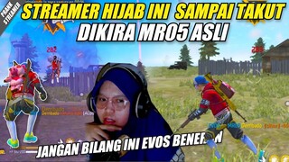 PRANK STREAMER HIJAB NYAMAR JADI EVOS MR05 STREAMERNYA PANIK DIKIRA EVOS ASLI