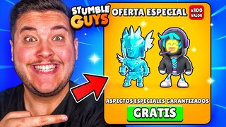 COMO CONSEGUIR GRATIS 2 NUEVAS SKINS ESPECIALES de STUMBLE GUYS!! *date prisa*